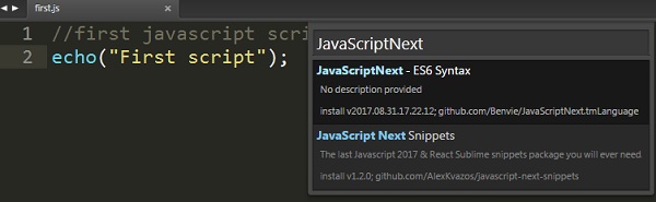 JavaScriptNext