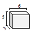 Rectangular Prism in Square cm