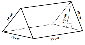 Surface Area of a Triangular Prism Quiz1