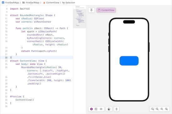 Drawing Rounded Rectangle