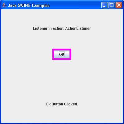 SWING ActionListener