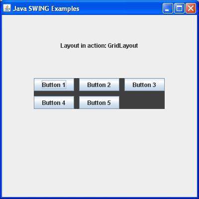 SWING  GridLayout