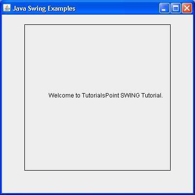 SWING JWindow