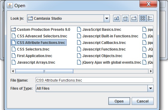 File Chooser for Directories/Files