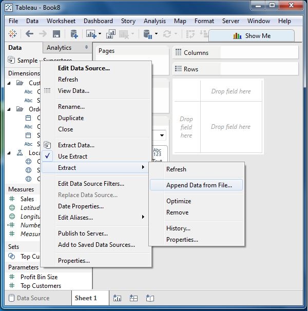 extract data 5 incremental