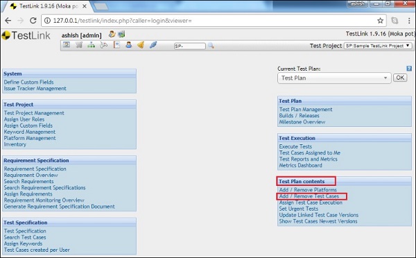 Step1 Add Test Cases to Plan