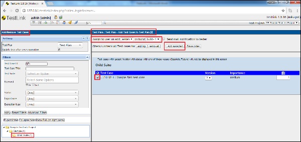 Step2 Add Test Cases to Plan