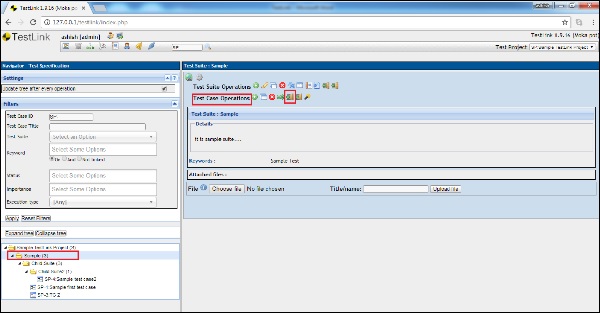 Step4 Import Test Suite Using XLS