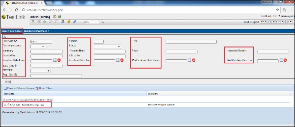 Step4 Search Test Cases