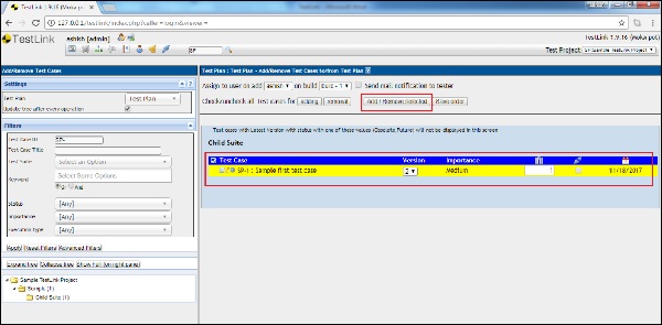 Step7 Add Test Cases to Plan