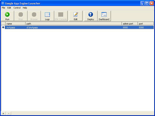 Google App Engine Launcher