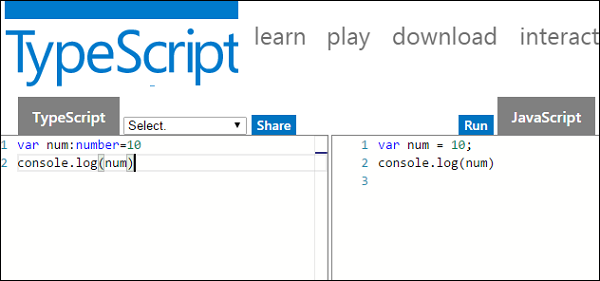 TypeScript Online Test