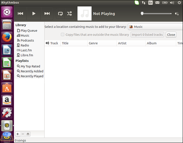 Rhythmbox Interface