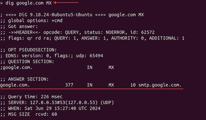 Displaying Various DNS Records 2