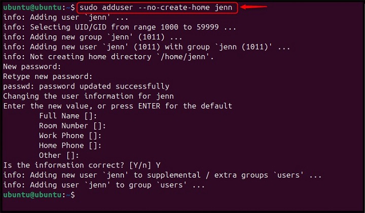 adduser Command Linux 12
