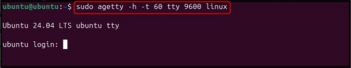 agetty Command Linux 4