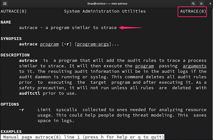 Analyzing Trace Logs with aureport