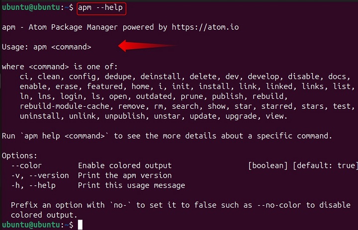 apm Command Linux 9