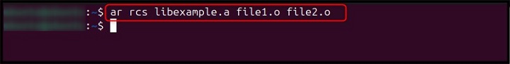 ar Command Linux 1