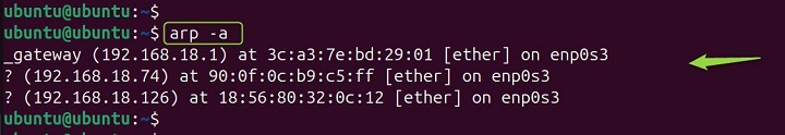 arp Command Linux 2