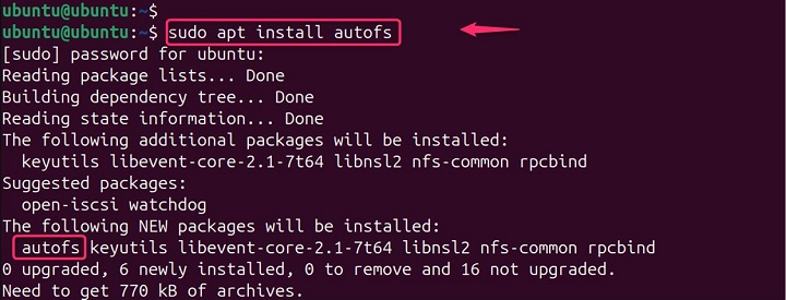 automount Command Linux 1