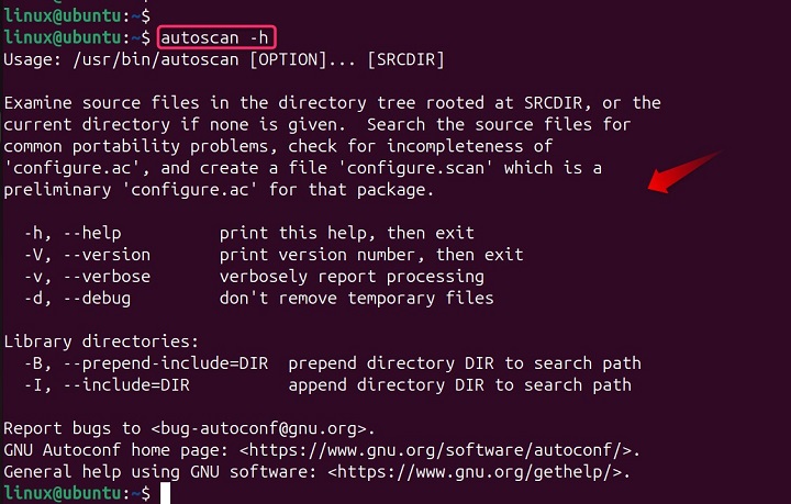 autoscan Command Linux 3