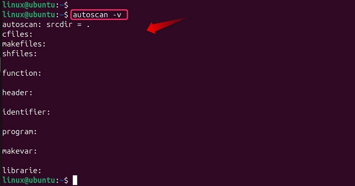 autoscan Command Linux 5