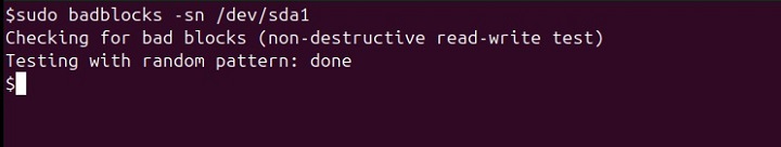 badblocks Command Linux 5
