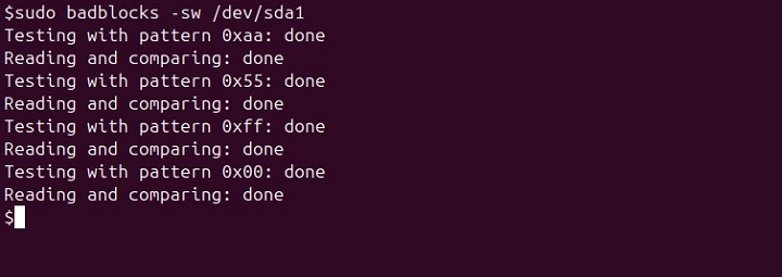 badblocks Command Linux 6