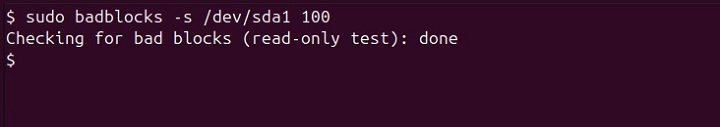 badblocks Command Linux 9