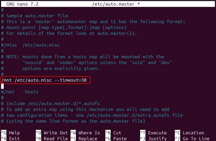 Configuration autofs in Linux 2