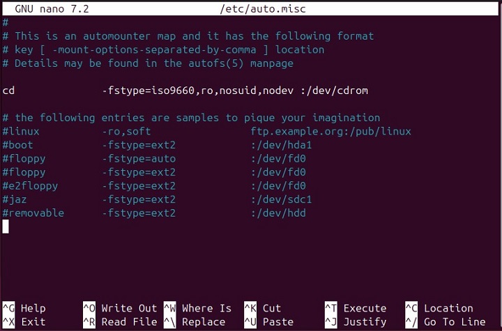 Configuration autofs in Linux 3