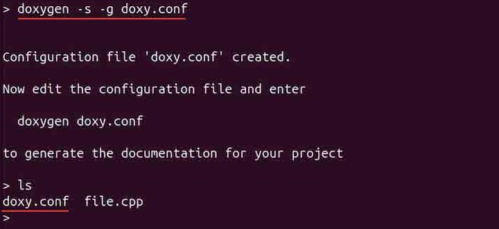 Creating a Configuration File 1