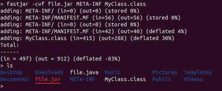 Cereate AK File Using fastjar Command 4