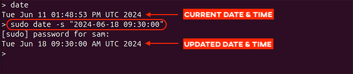 date Command Linux 13