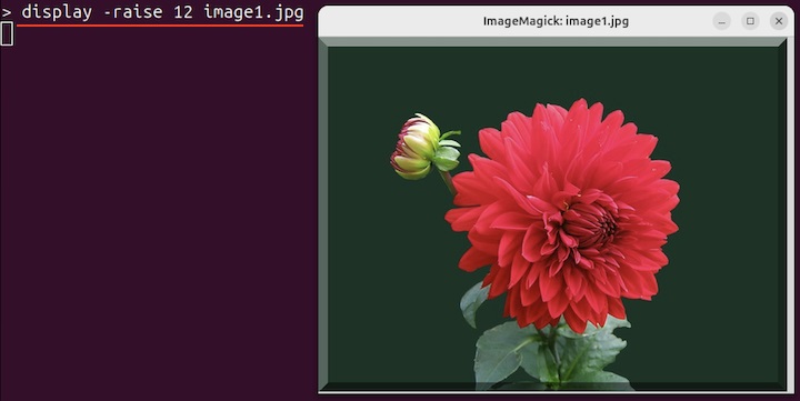 Display Image with 3D Edges display Command