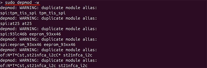 Displaying Warnings related to Dependencies File