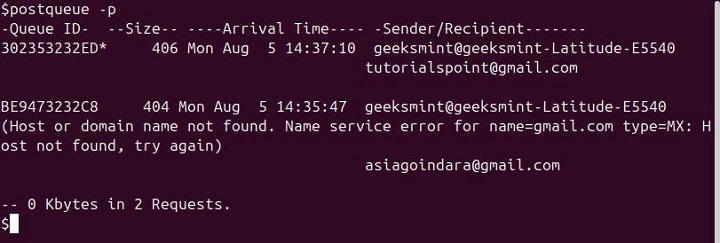 Examples of Postfix’s Mail Queue Management 4