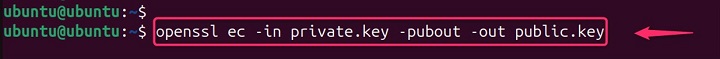 Extracting Public Key from EC Private Key