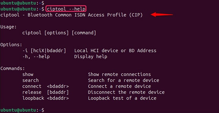 Install ciptool Command