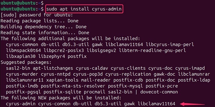 Install cyradm Packages