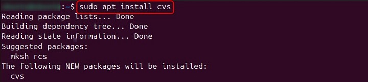 Installation of cvs Command in Linux 1