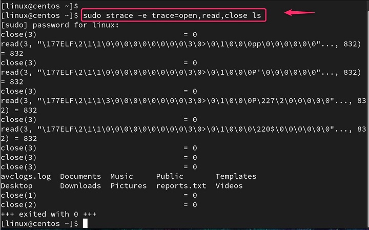 Limiting Traced System Calls