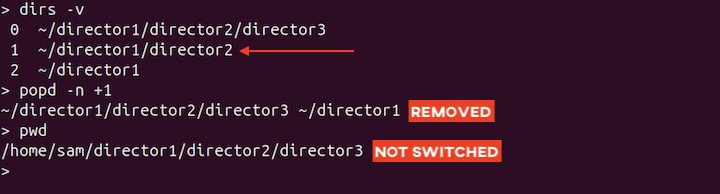 Managing Stack Entries 4