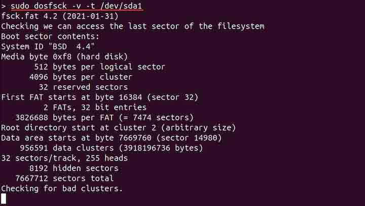 Marking Unreadable Sector as Bad