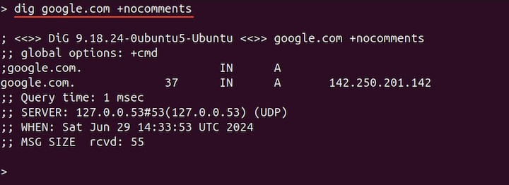 Modifying the Query Response 2