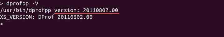 Prerequisites of using dprofpp Command