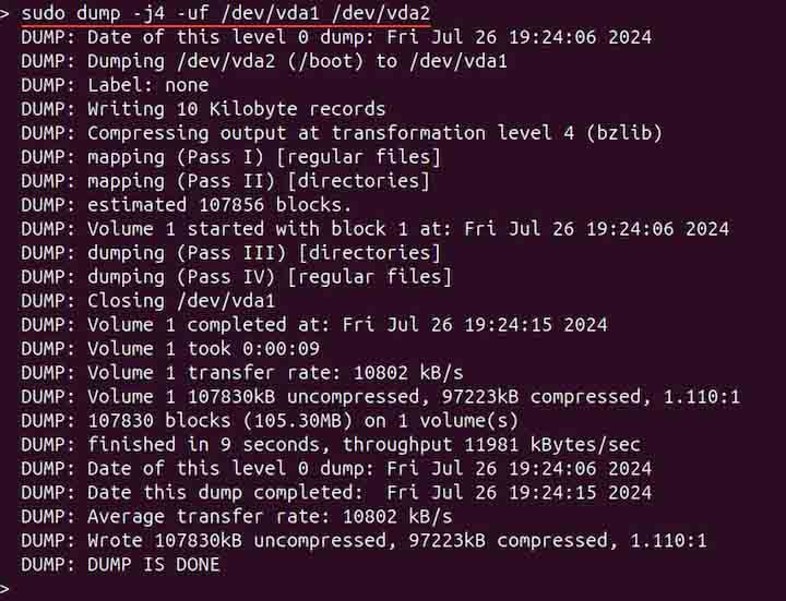 Setting Compression Level