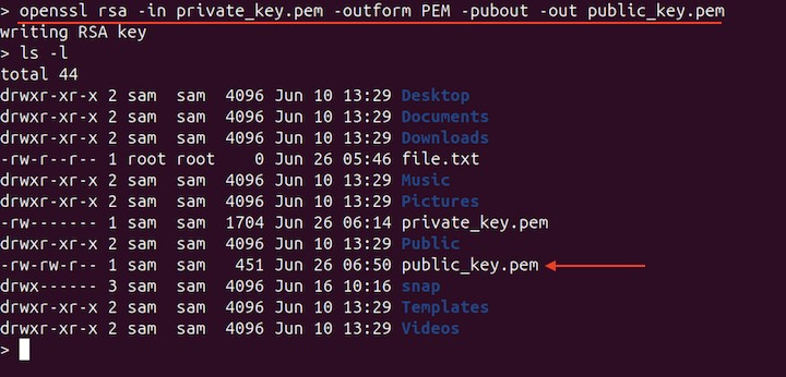 Signing a File using a Private Key 2