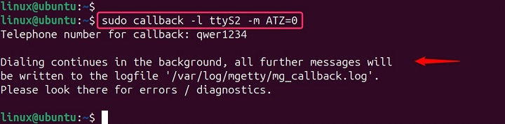 Using Specific Modem Line and Initialization Sequence